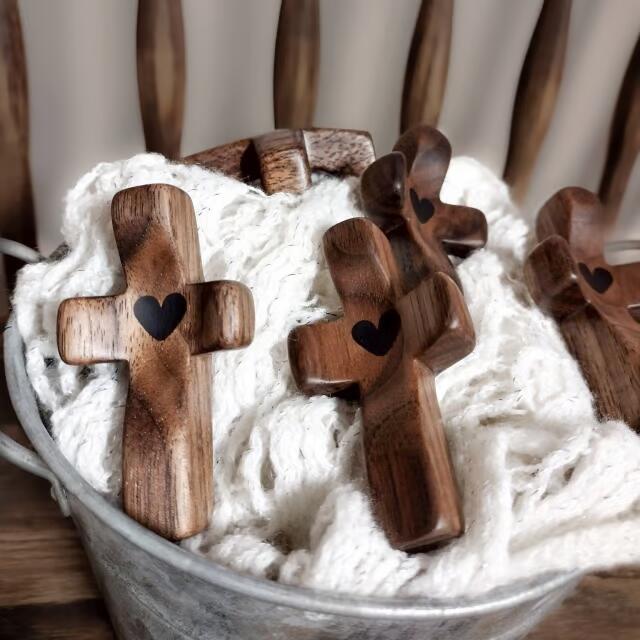🔥Last Day 60% OFF ✝️Cilifer®100% Handmade Wooden Cross My Heart ✝️M2