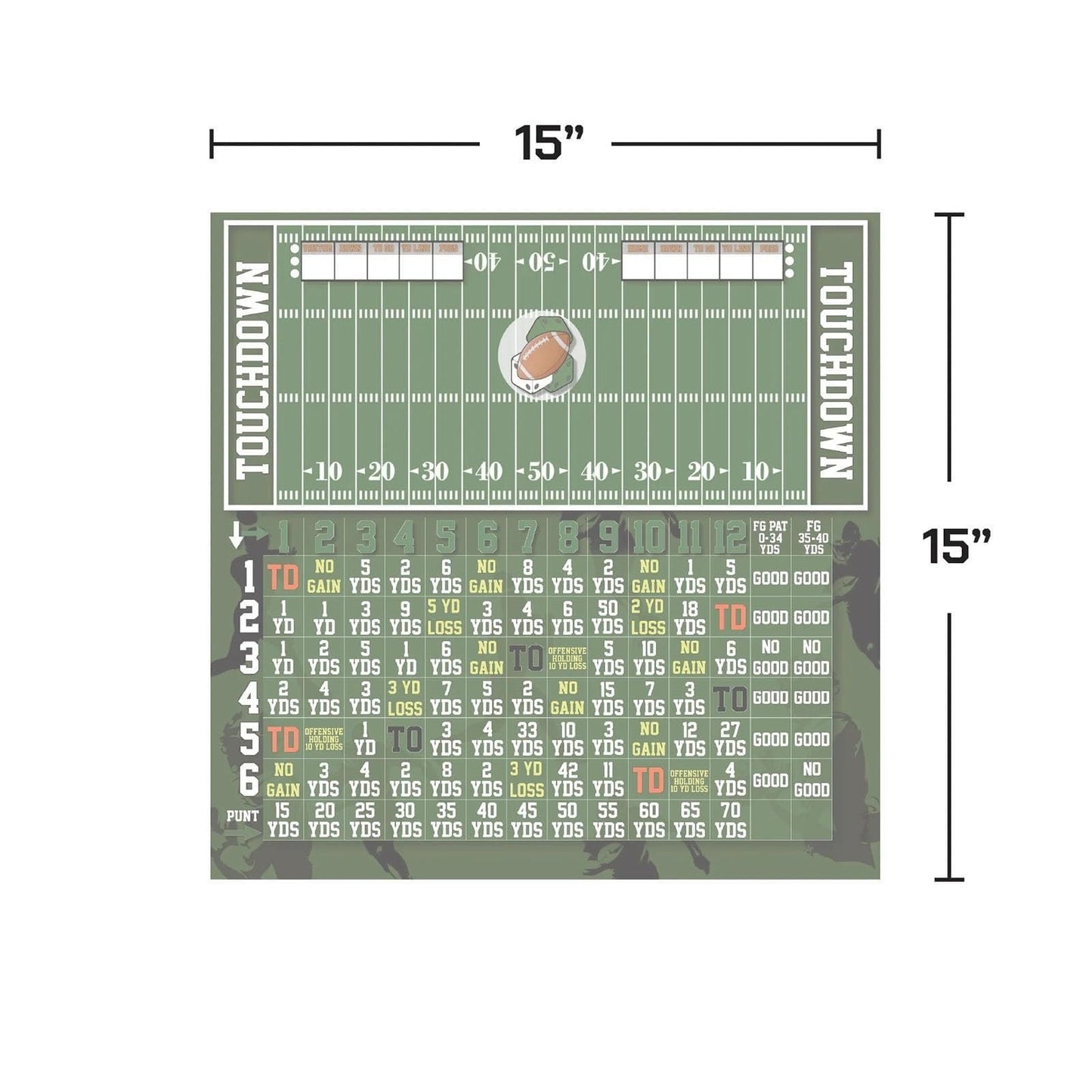 Cilifer®🏈 Football Game Board – Roll. Score & Win! 🎯