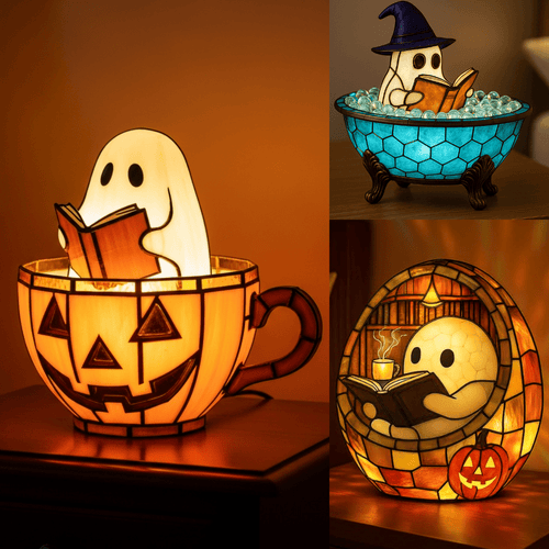 Billhol® 🔥Last Day Promotion 50% OFF🔥 - Ghost Reading Book Lamp