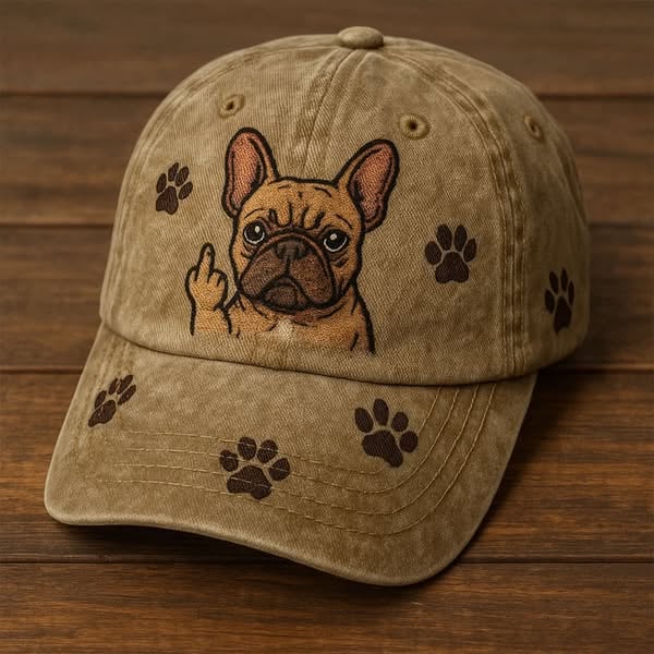 CZTICLE® Funny French Bulldog Hat M1