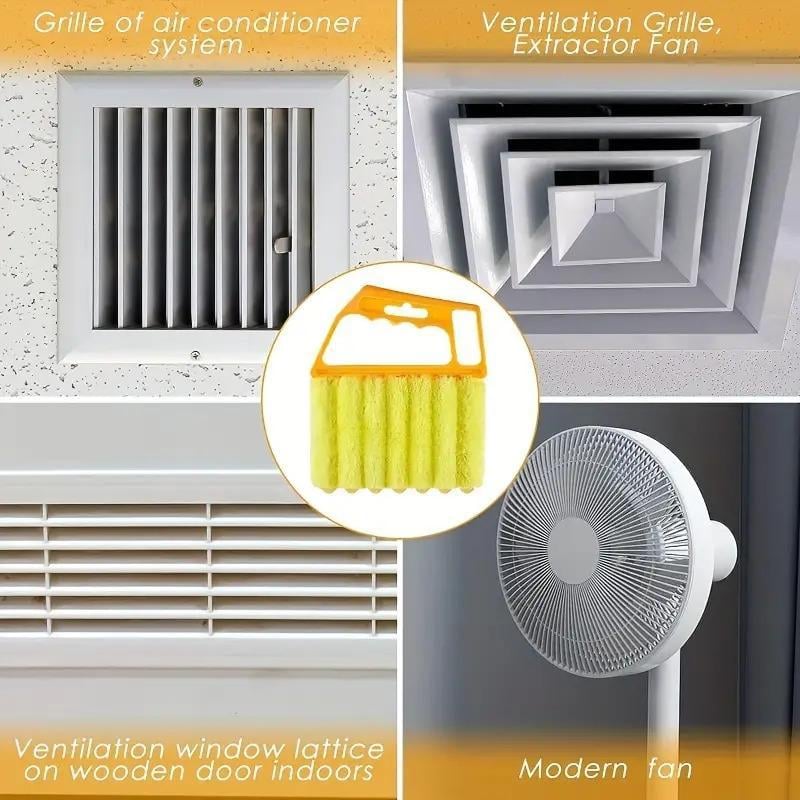🏆Flash Sale⚡All-Purpose Washable Cleaning Brush – Blinds. AC Vents & Window Tracks-French fries shape M4