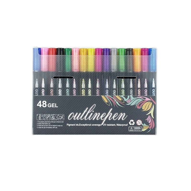 Cilifer® Dreamy Sparkle Dual-Line Contour Pen