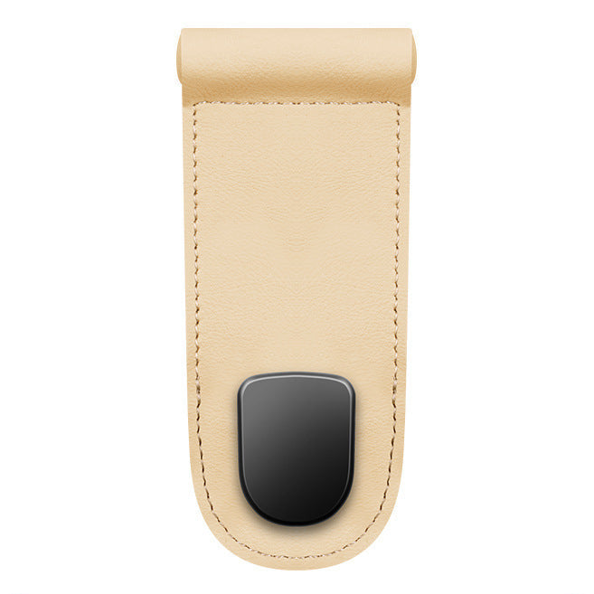Premium Leather Glove Box Hook with Leather Hooks