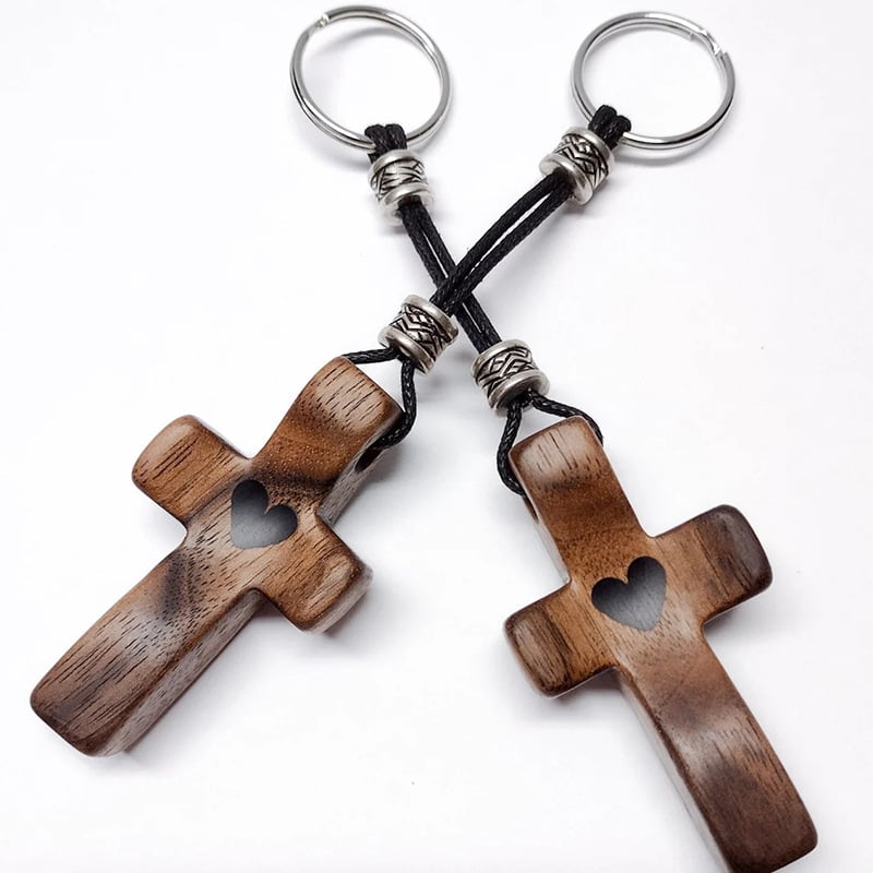 🔥Last Day 60% OFF ✝️Cilifer®100% Handmade Wooden Cross My Heart ✝️M2