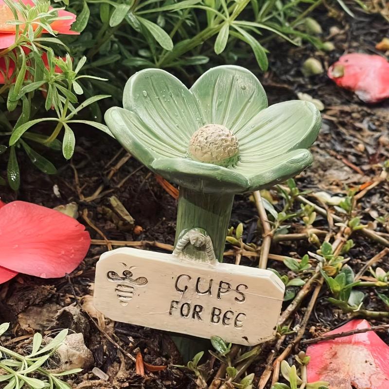 Cilifer®🌸Flower-shaped resin bee watering station🐝💧