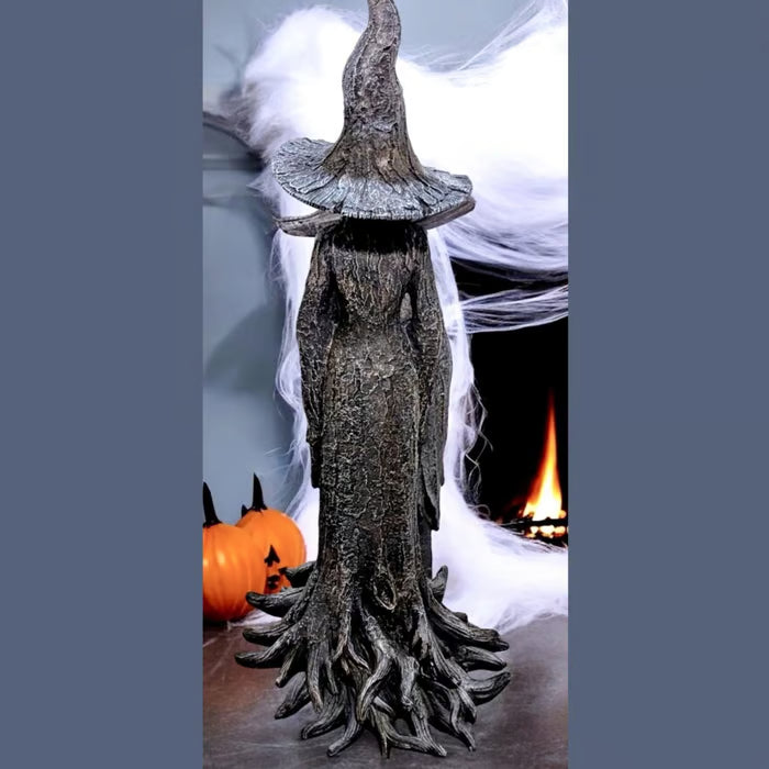 🧙♀️💫Hand-Painted Enchanting Witch Statue: The Guardian of Your Home (✨Same as in the video) M1