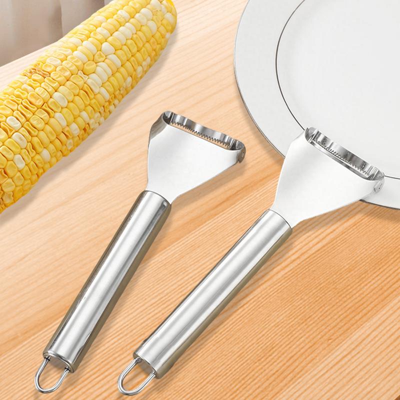 🌽🥪4 Counts Corn Peeler, ✨Only $2 each✌🏻 Stainless Steel ComnStripper Tool for Efficient Corn Kernel Removal-Multi-function -🥪 salad slicing, peeling, mashed potatoes🌮M1