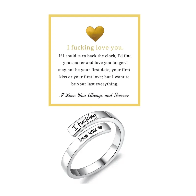 Cilifer®   🌟❤️ I Fvcking Love You Ring – a daily reminder gift for your beloved💍