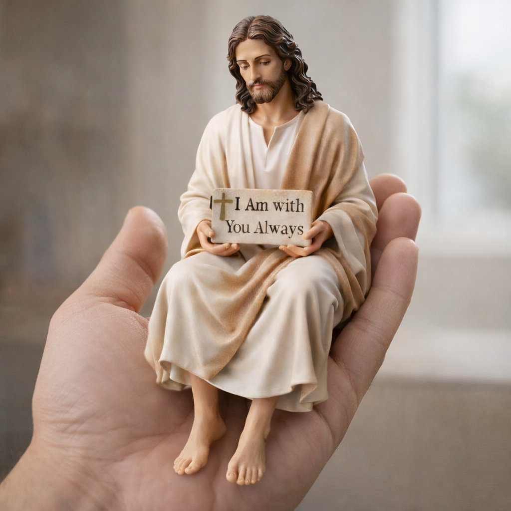 Cilifer® ✨Handcrafted Jesus Figurine✝️Serene Desk Companion🙏