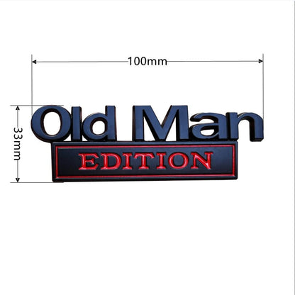 CZTICLE®🚗 Old Man Edition Car Emblem