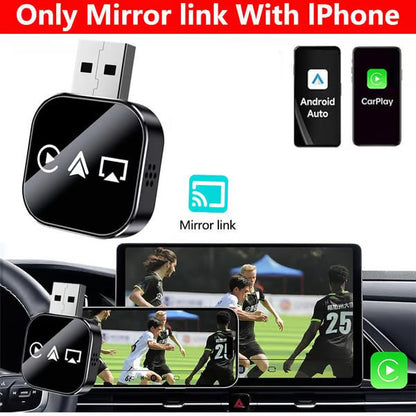 Cilifer®2026 Upgrade 3 in 1 Screen Mirror iOS Phone. wired to wireless Carplay adapter