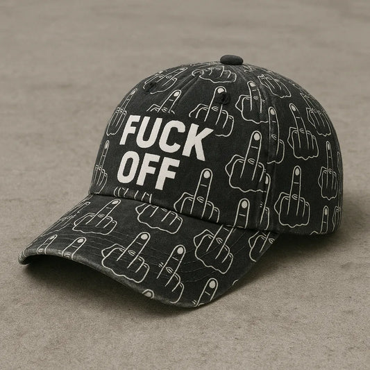 CZTICLE® FUCK OFF Graphic Cap M1