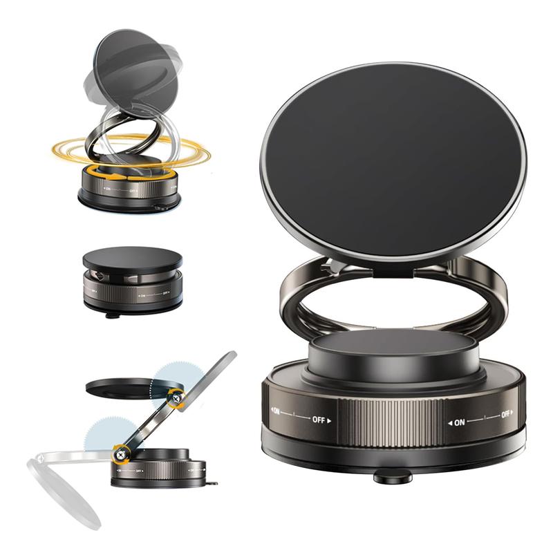 360°Adjustable Vacuum Magnetic Phone HolderSuction Cup Phone Mount for Magsafe,  Cilifer® PortableCell Phone Holder for Car,Makeup/Gym/Mirror, Fitfor All iphone iphone 11 and above 📲M3