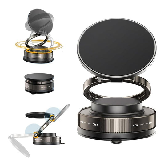 360°Adjustable Vacuum Magnetic Phone HolderSuction Cup Phone Mount for Magsafe,  Cilifer® PortableCell Phone Holder for Car,Makeup/Gym/Mirror, Fitfor All iphone iphone 11 and above 📲M1