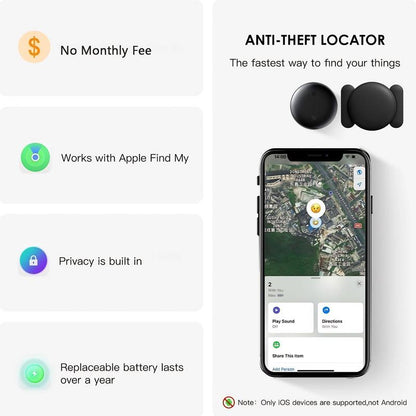 GPS Tracker for Car,Mini Trackers Device withWeatherproof Magnetic Case- No Monthly Fee -Best Hidden GPS Tracker - Cilifer® Global CoverageLocator, Anti-lost Device,Works with Apple FindMe (iOS only),Removable Battery,For Apple&Android🕵🏻‍♀️🔎M11
