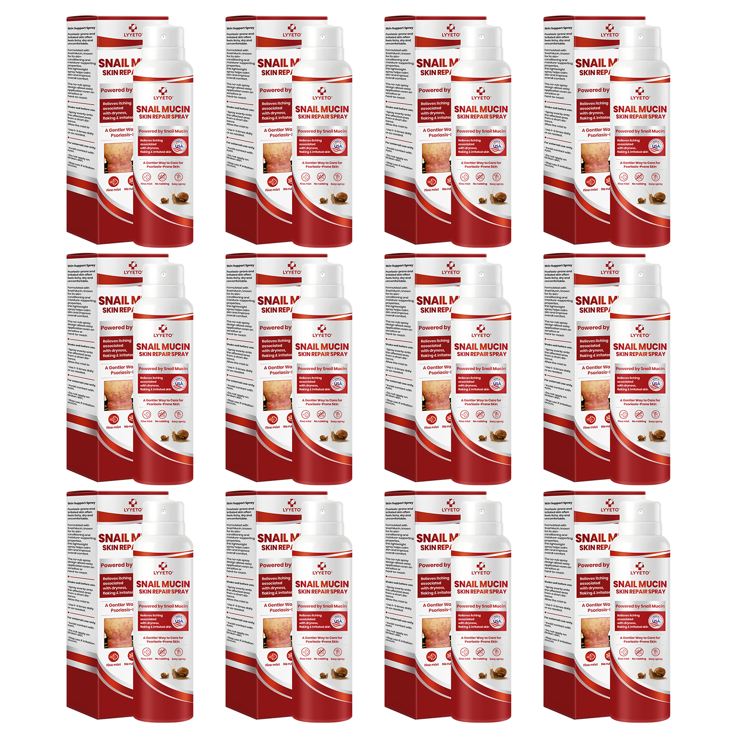 12-Box Set – Complete 4-Month Skin Recovery Plan