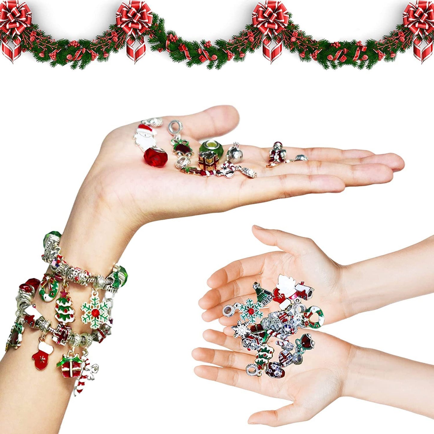 Cilifer® 🔥The Best Gift For Children🎀DIY Christmas Advent Calendar Bracelets Set M1