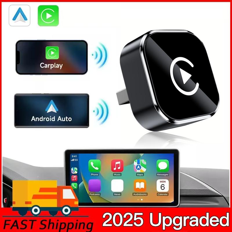 2025 Wireless carplay Adapter for iPhone/Android - Fast Connection,No Latency,Hands-Cilifer® Free Call wireless adapter Electronic Charger carplay dongle M2