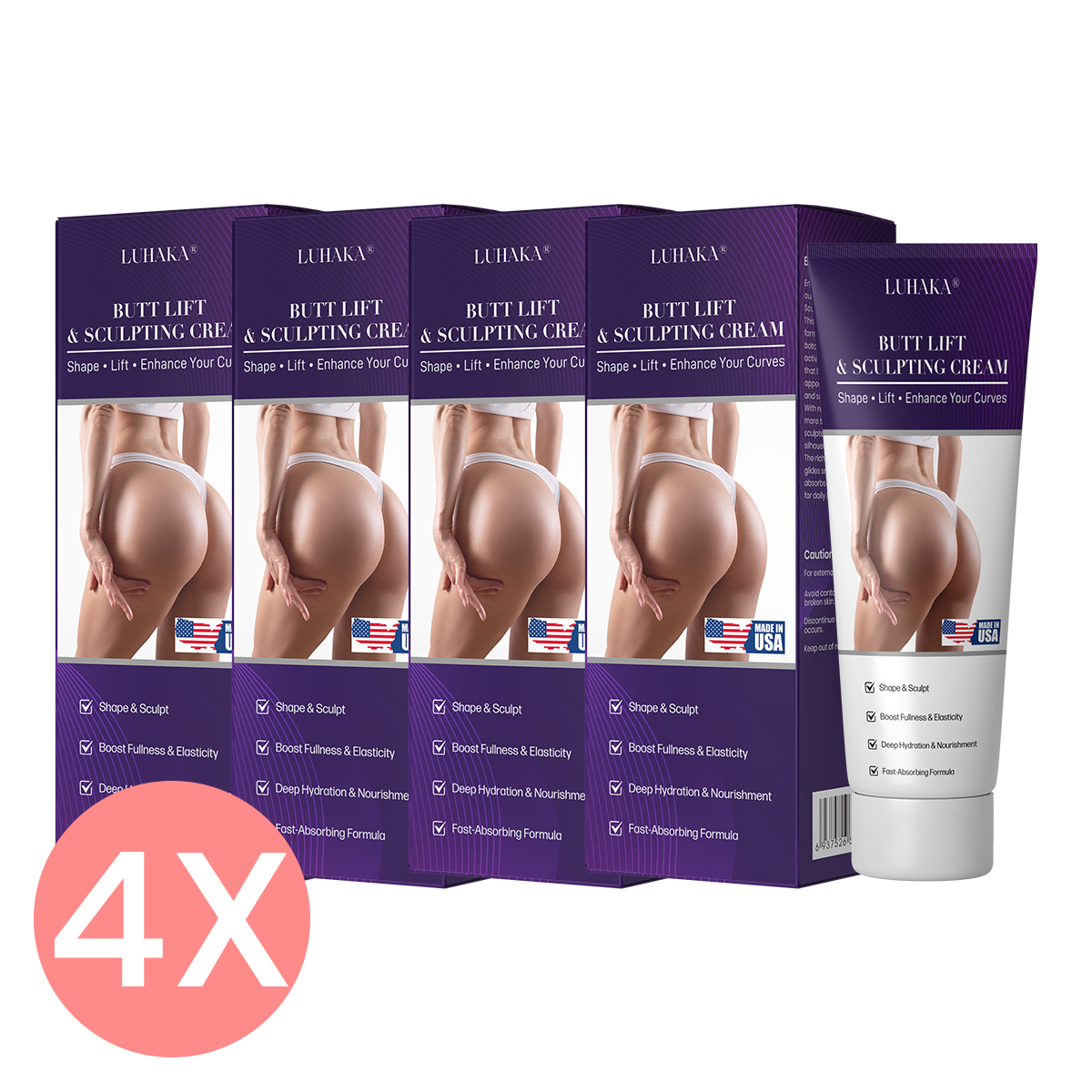 4 Tubes Sculpt & Lift Pack