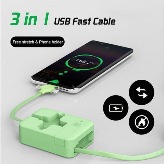 TLOPA® 3 in 1 Data Line Fast Charging Line Storage Box⚡HOT DEAL ONLY TODAY: SALE OFF 70%🔥