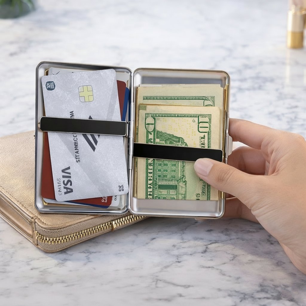 Cilifer® 🔥Last Day 48% OFF🔥Vintage Art Deco Versatile Card & Cash Case With RFID Protection