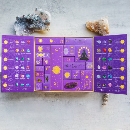 CZTICLE®🔥2025 New Release🎃Reiki Crystal Halloween Countdown Gift Box🔮The Magic of Healing and Energy Transfer!