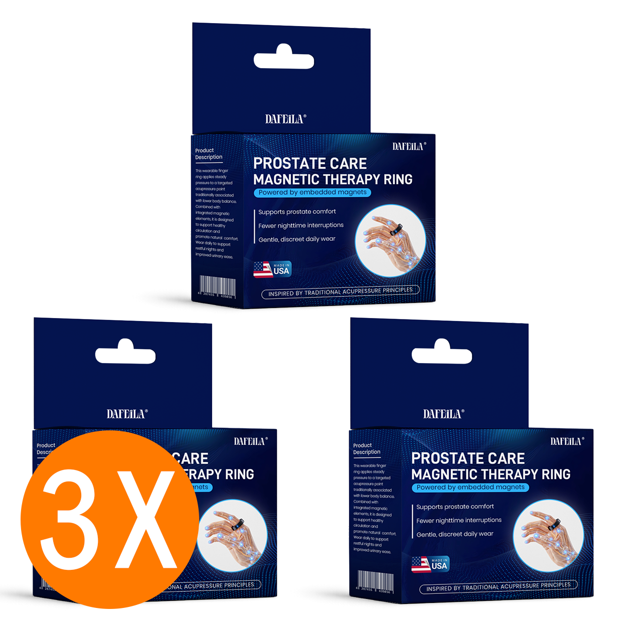 DAFEILA® Prostate Care Magnetic Therapy Ring