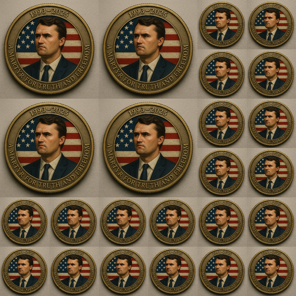 🙏60% OFF For Charlie's Fans - 🎗️🕊️Charlie Kirk Memorial Coin🕊️M1