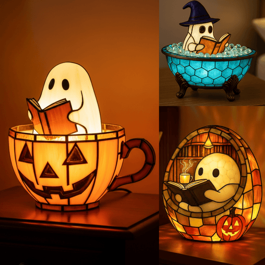 Billhol® 🔥Last Day Promotion 50% OFF🔥 - Ghost Reading Book Lamp