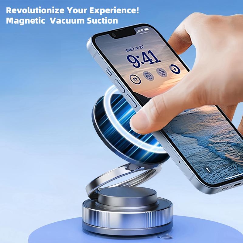 360°Adjustable Vacuum Magnetic Phone HolderSuction Cup Phone Mount for Magsafe,  Cilifer® PortableCell Phone Holder for Car,Makeup/Gym/Mirror, Fitfor All iphone iphone 11 and above 📲M3