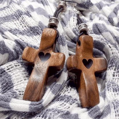 🔥Last Day 60% OFF ✝️Cilifer®100% Handmade Wooden Cross My Heart ✝️M2