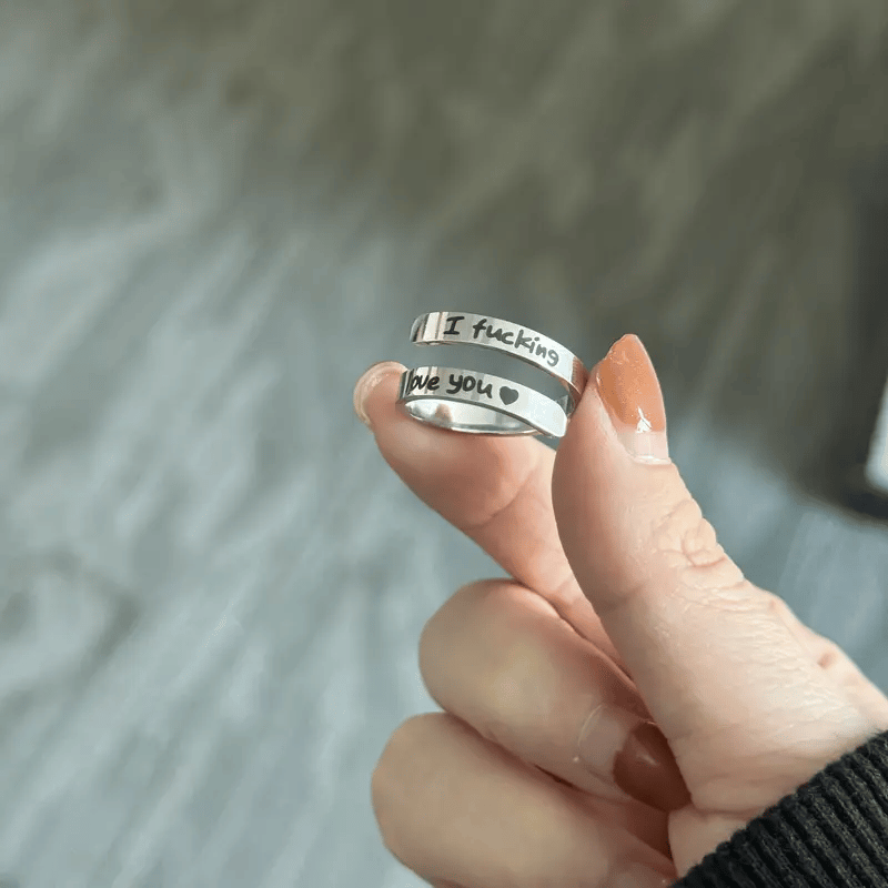 Cilifer®   🌟❤️ I Fvcking Love You Ring – a daily reminder gift for your beloved💍