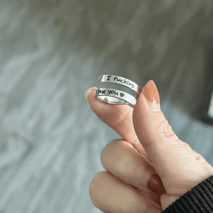 Cilifer®   🌟❤️ I Fvcking Love You Ring – a daily reminder gift for your beloved💍