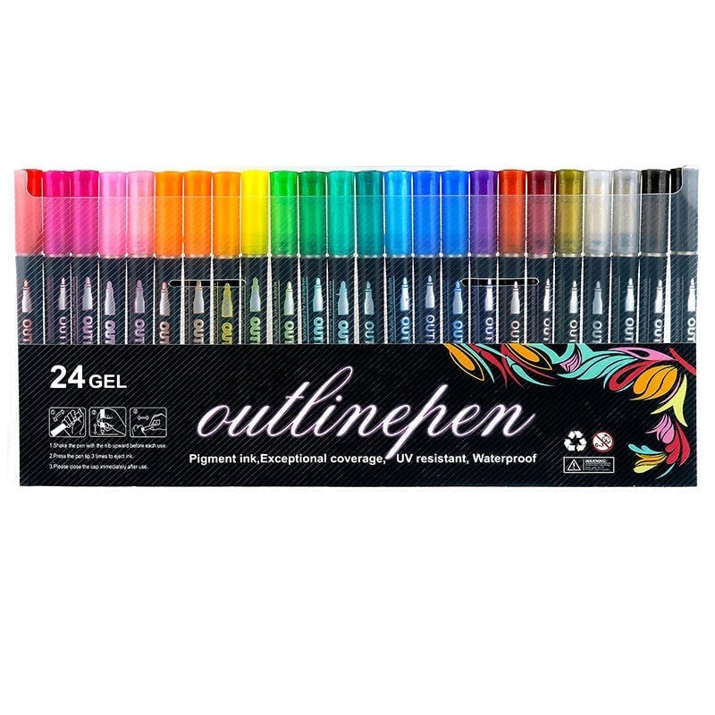 Cilifer® Dreamy Sparkle Dual-Line Contour Pen