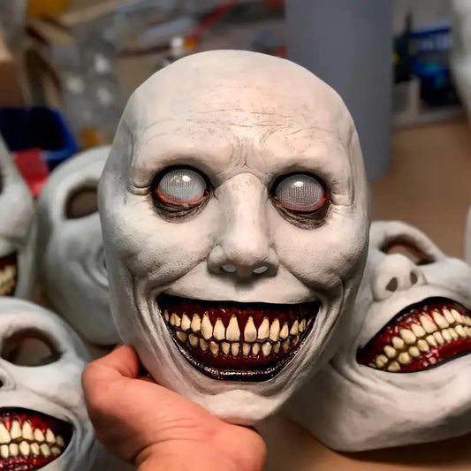 🏆Flash Sale⚡🎭 Scary Zombie Mask Set – The Ultimate Halloween Clown & Demon Costume Accessory🎃M1