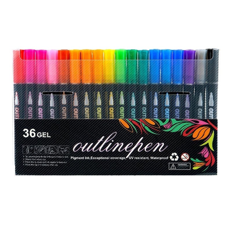 Cilifer® Dreamy Sparkle Dual-Line Contour Pen