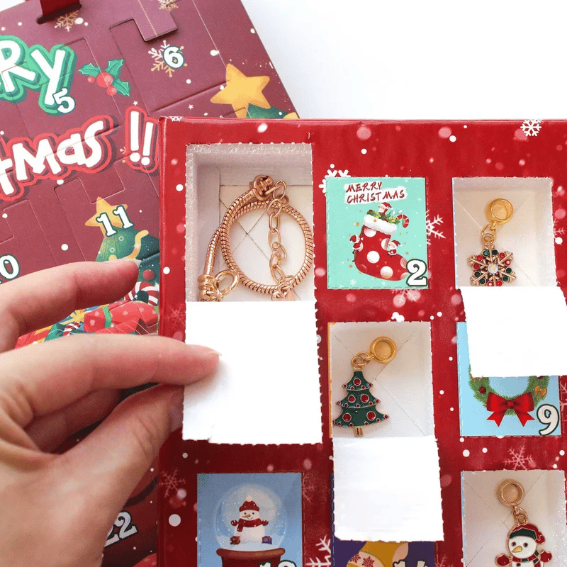 Cilifer® 🔥The Best Gift For Children🎀DIY Christmas Advent Calendar Bracelets Set M1