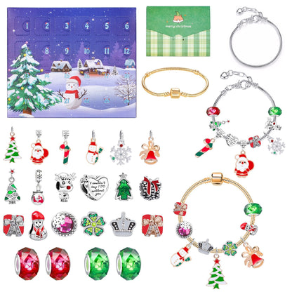 Cilifer® 🔥The Best Gift For Children🎀DIY Christmas Advent Calendar Bracelets Set M1