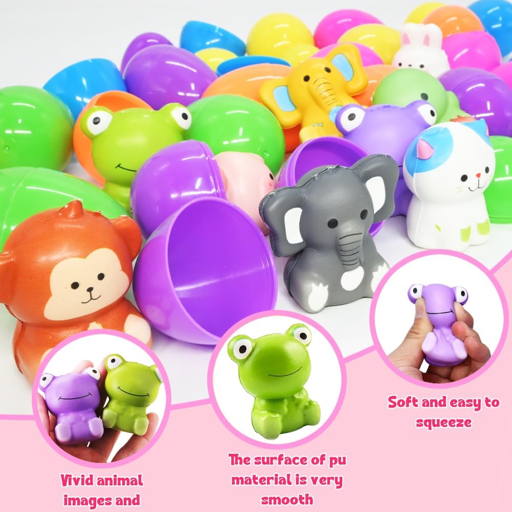 Cilifer® 24 PCS Easter Eggs Prefilled Slow Rising Squishy Toys
