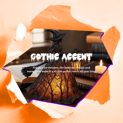 🏆Flash Sale⚡ 50K+ SOLD! 🧙‍♀️Halloween Witch Lamp🎃M1