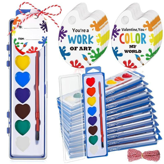Cilifer® 💖🎨Mini Watercolor Paint Set for Valentine's Day | Romantic Art Gift