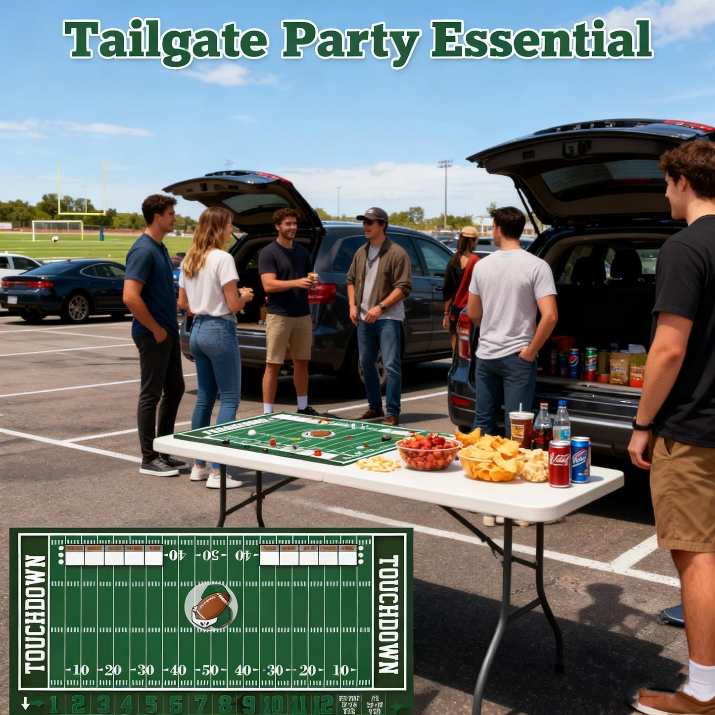Cilifer®🏈 Football Game Board – Roll. Score & Win! 🎯