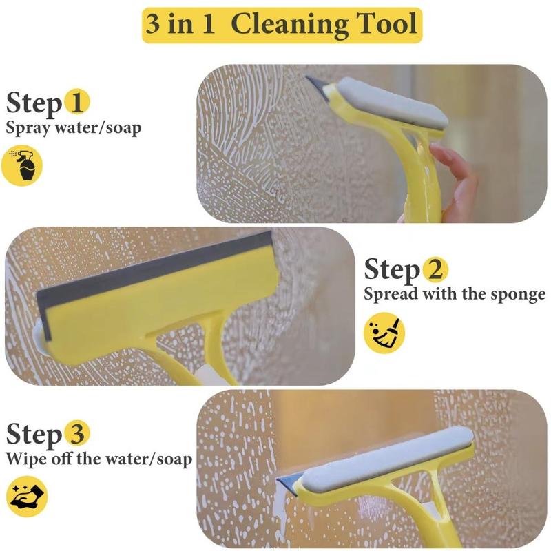Cilifer® 🏆Flash Sale⚡ 50K+ SOLD! Almost Gone-💥🔥3 in 1 Window Cleaning Scraper M3