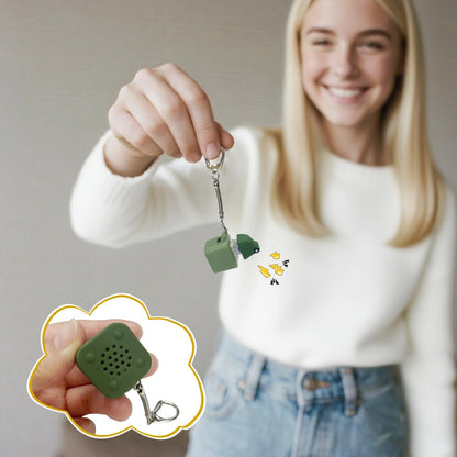 Frog Croaking Fidget Toy - Rechargeable Frog Croaking Keychain. Frog Croaking Stress Reliever with Colorful Lights. Fun & Portable Anxiety Relief Toy🐸M1