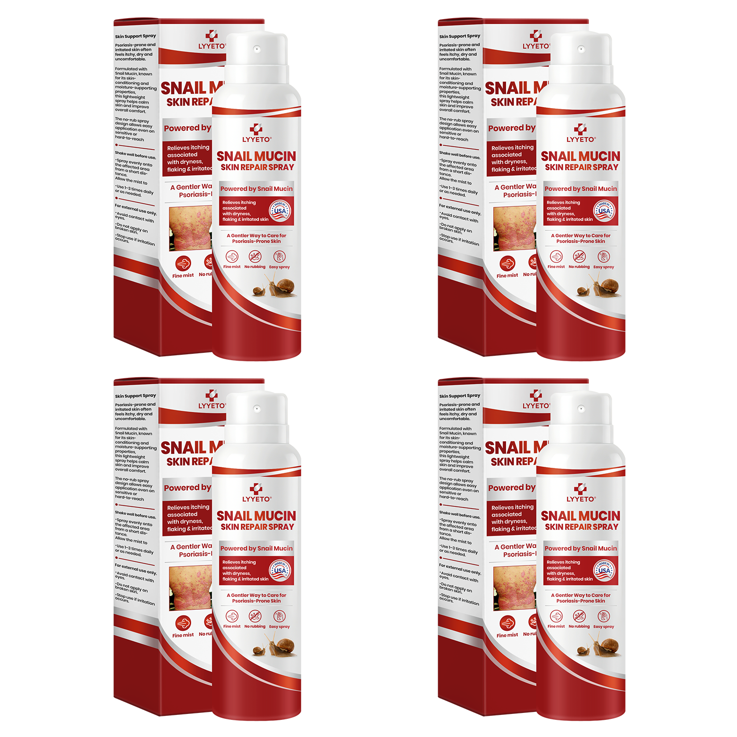 4-Box Set – Visible Skin Improvement in 1 Month