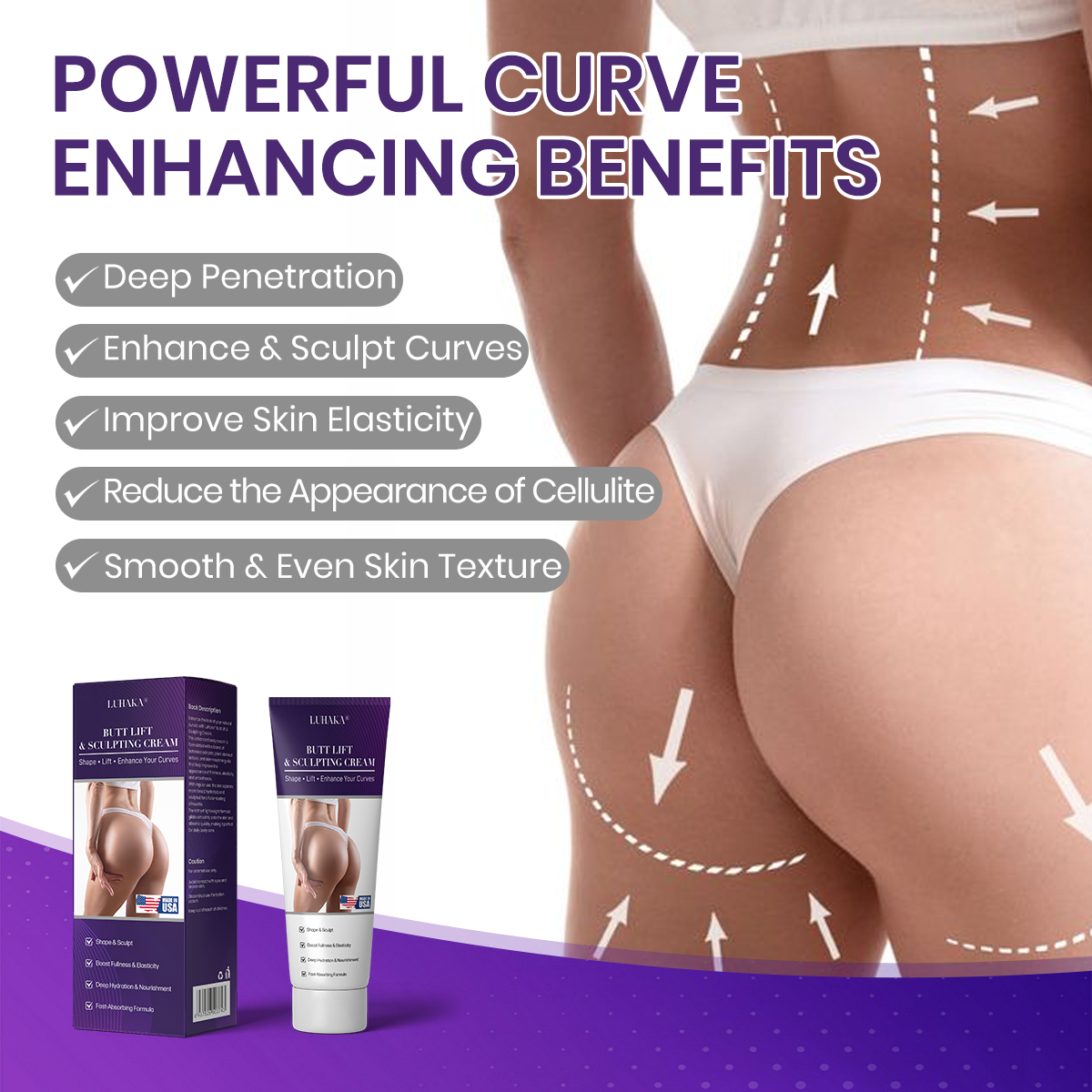Luhaka® Butt Lift & Sculpting Cream