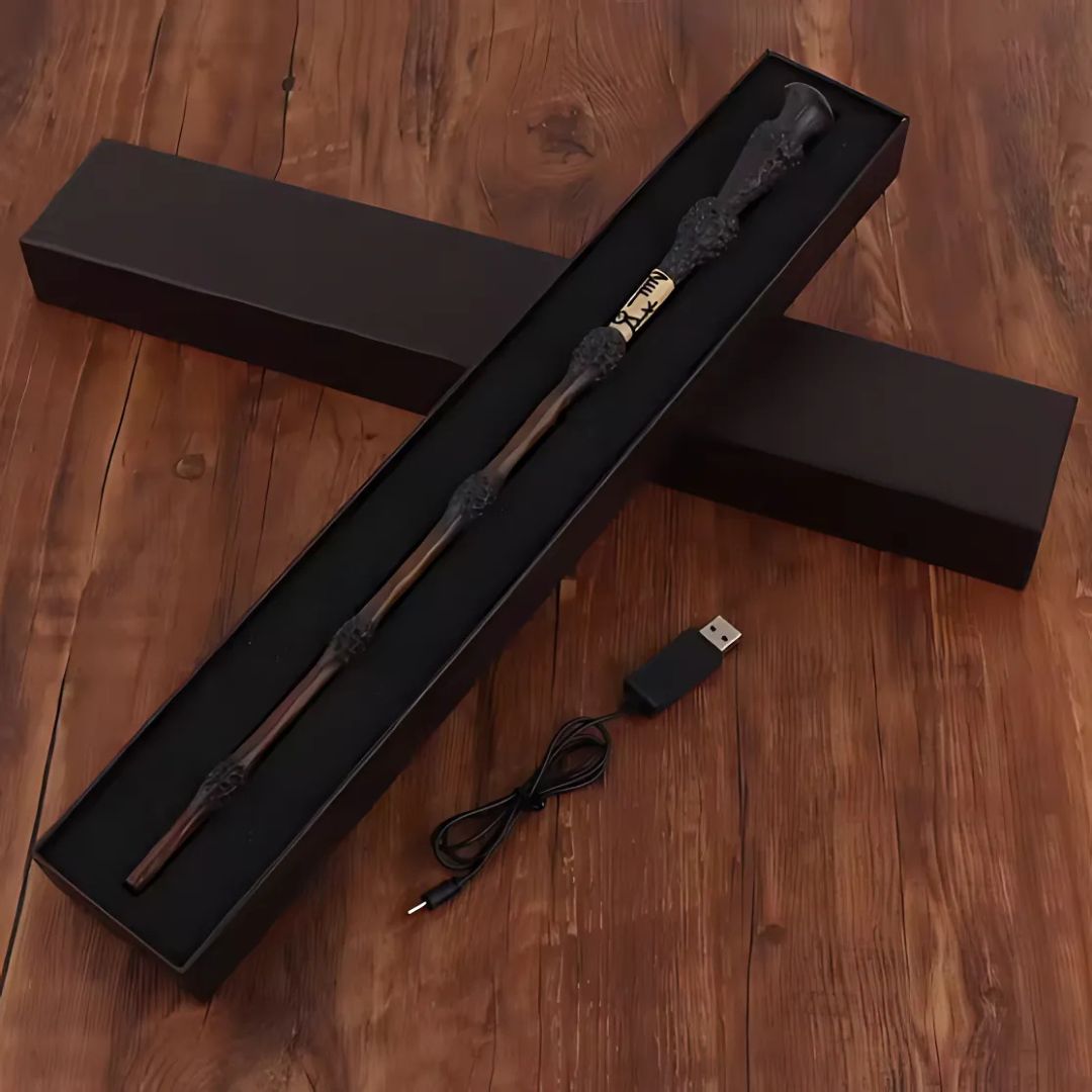 🪄✨Baguette magique lance-sortilèges-Resin Fire-Breathing Wand Spitfire Wand Magic Wand Props Tiktok Same-Halloween👻🎃M3