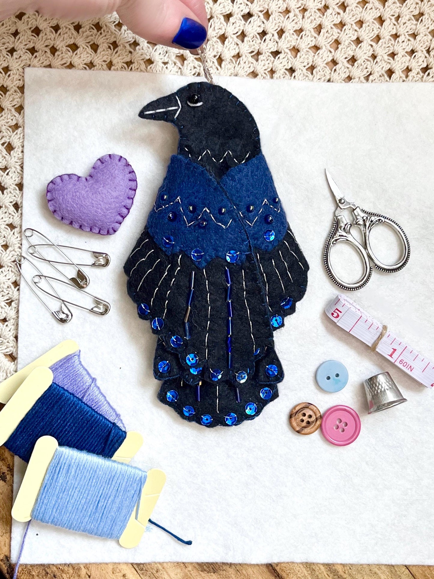 Cilifer®🖤 Raven's Keepsake – Guardian of Stitches 🪡✨