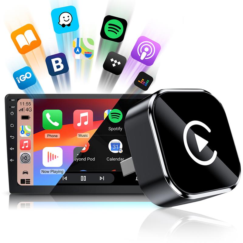 2025 Wireless carplay Adapter for iPhone/Android - 📲🎵Fast Connection,No Latency,Hands-Cilifer® Free Call wireless adapter Electronic Charger carplay dongle  M7