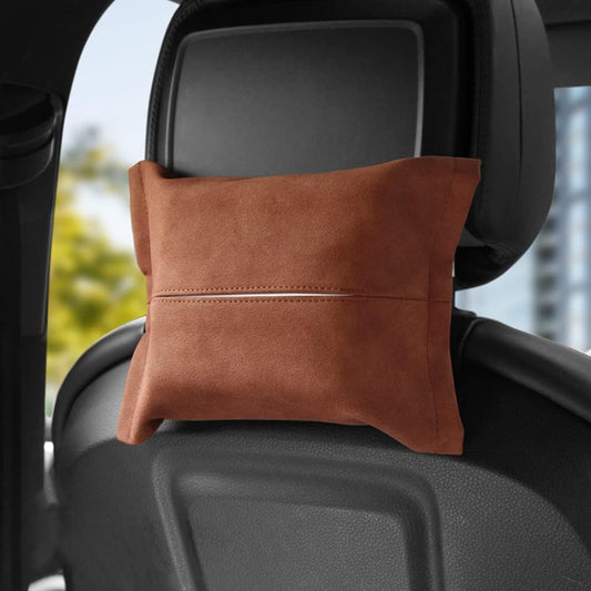 Universal Premium Suede Tissue Box Holder Bag
